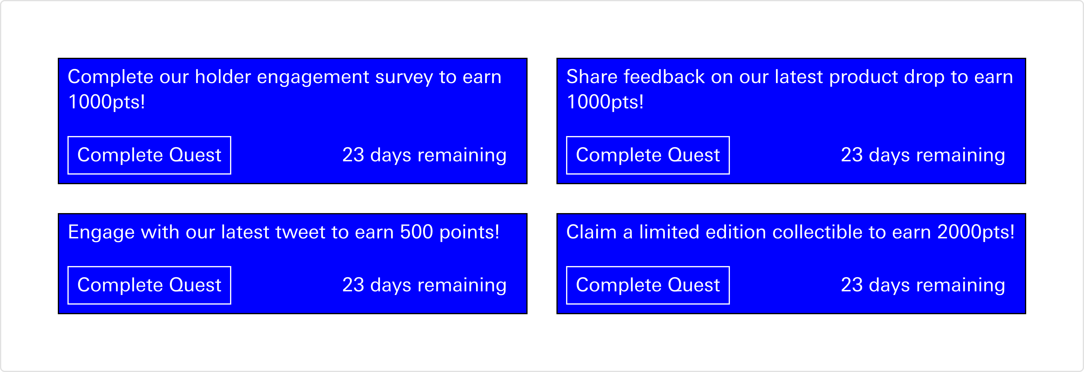 Examples of quests